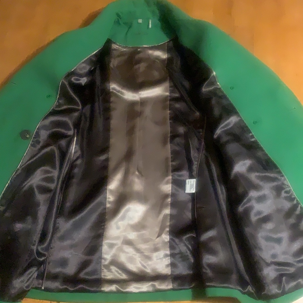 Calvin Klein Green Pea Coat 🍀🍀☘️ - Picture 4 of 16
